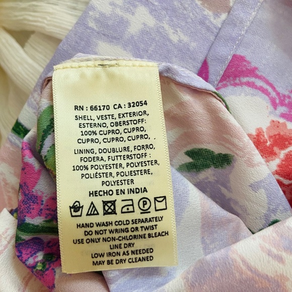 Anthropologie Floral Dress- perfect for spring - Picture 9 of 9